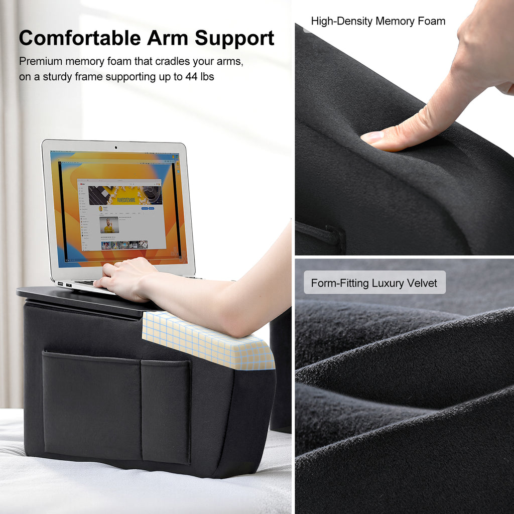 Lap Desk for Adults with Arm Rests
