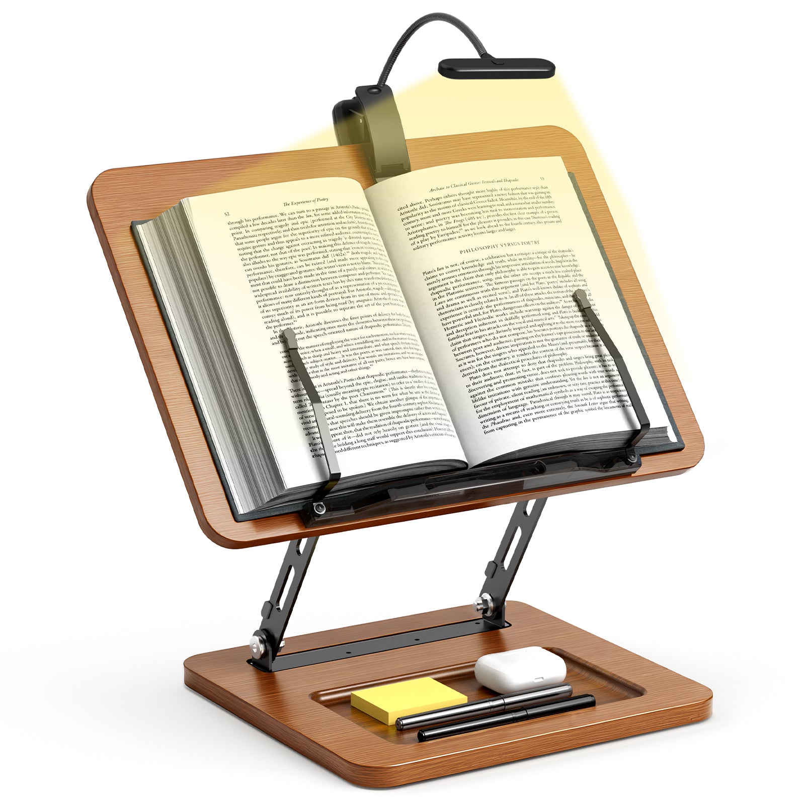 Book Stand with Light for Reading