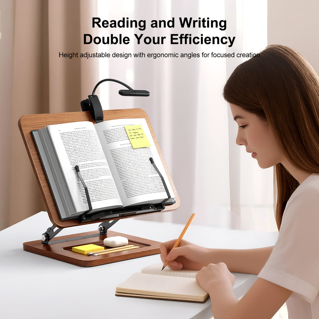 Book Stand with Light for Reading