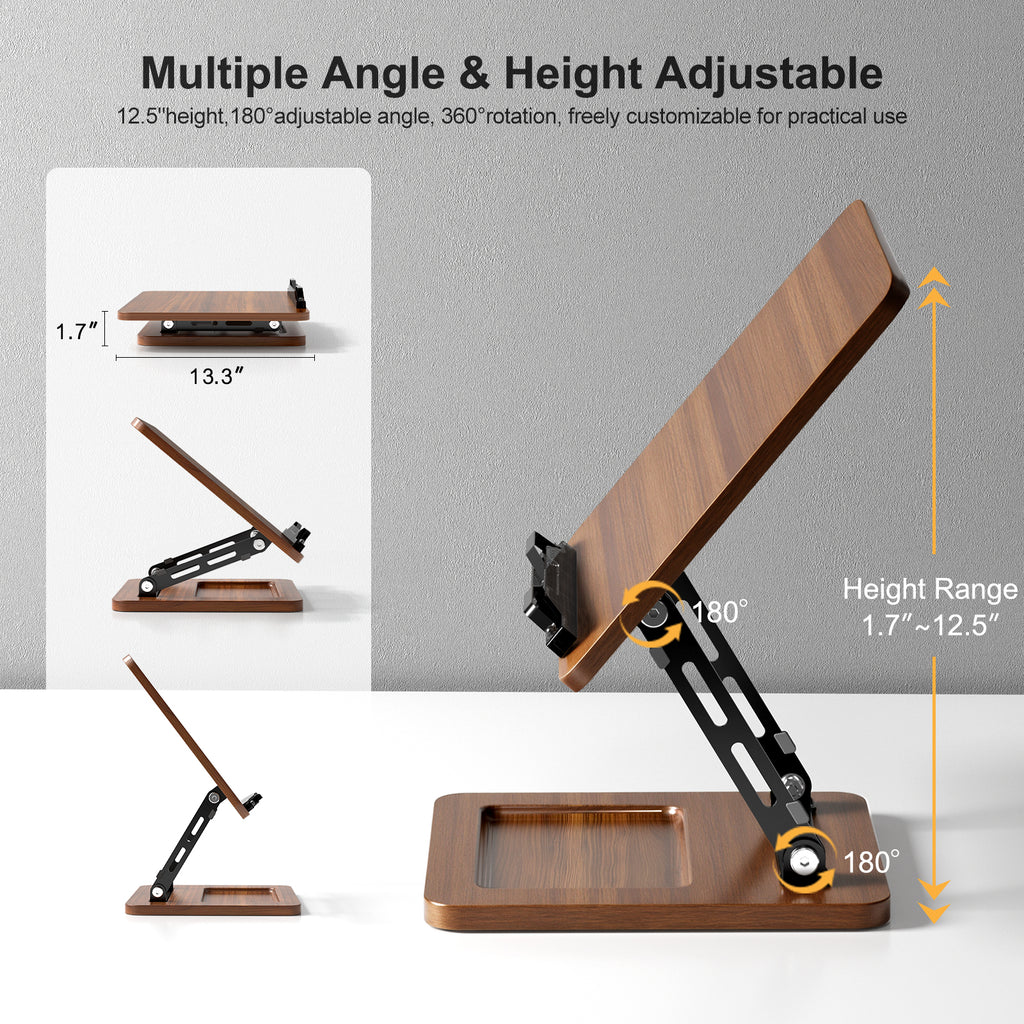 Book Stand with Light for Reading