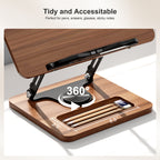 Book Stand for Reading, 360° Rotating