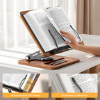 Book Stand for Reading, 360° Rotating