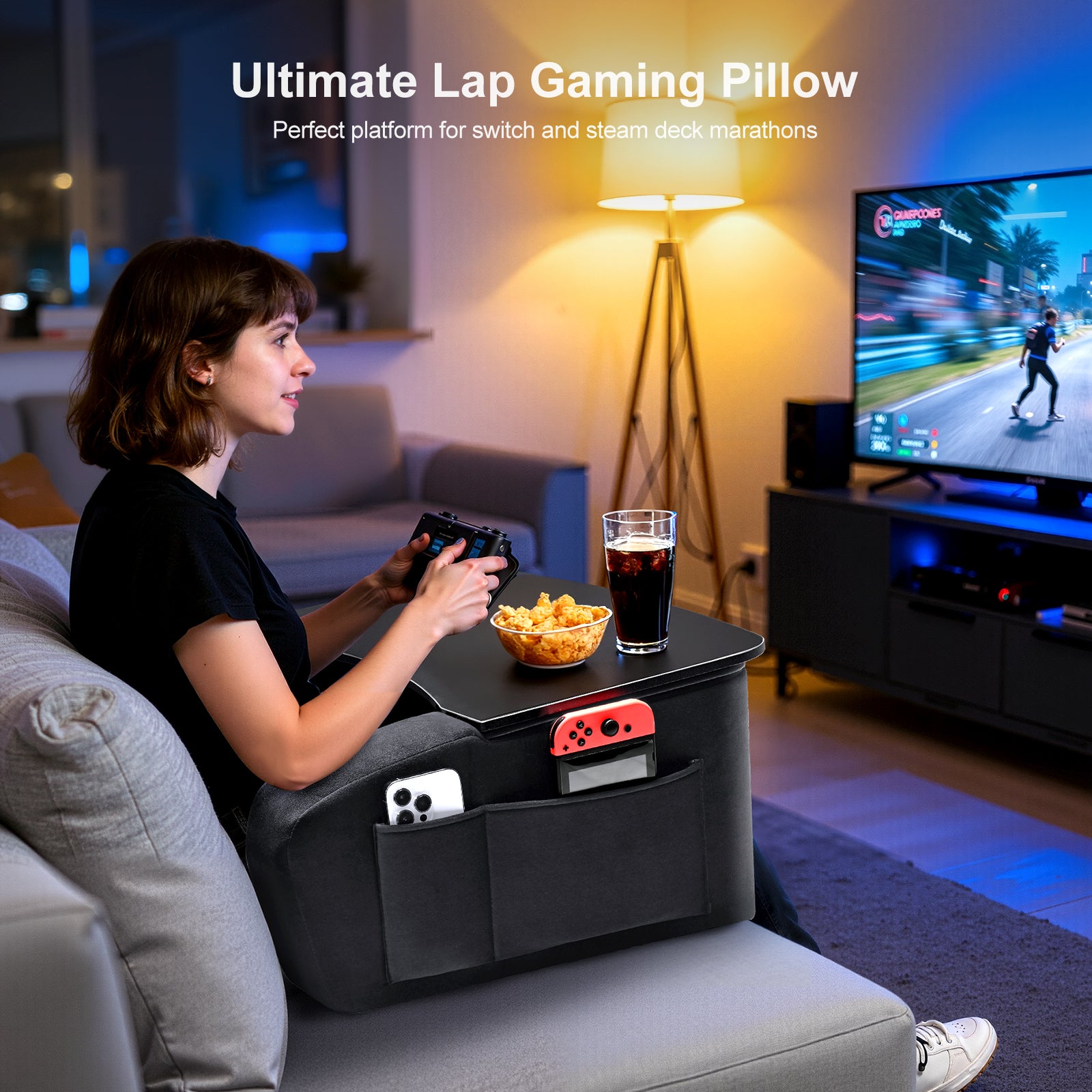 Lap Desk for Adults with Arm Rests