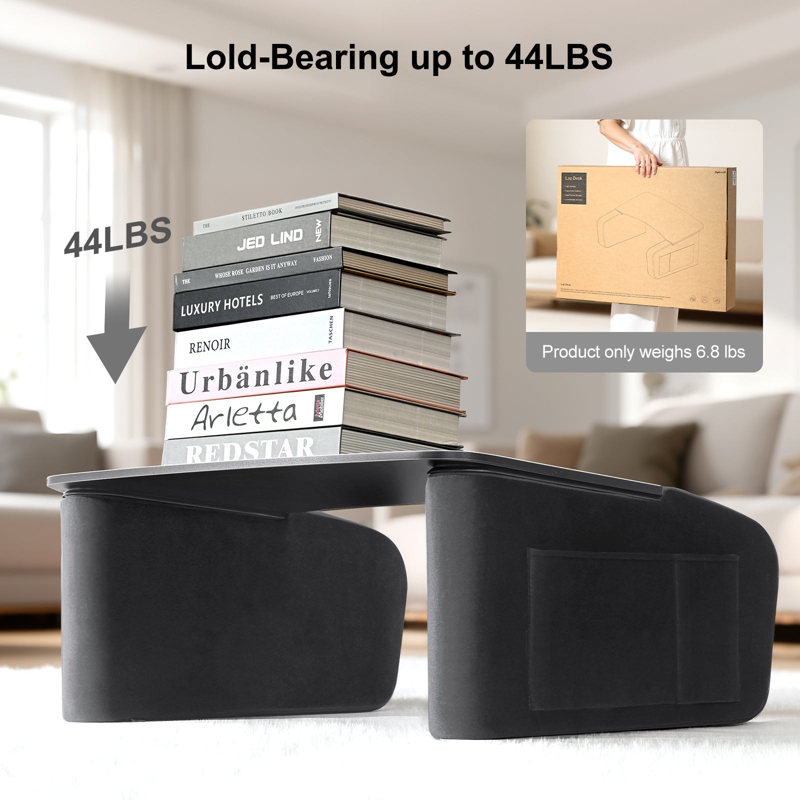 Lap Desk for Adults with Arm Rests